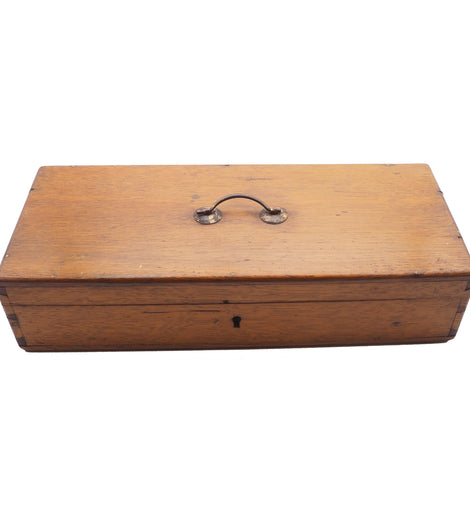 Late 19th Century Oak Gentleman's Toolbox