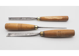 3 Good Carving Chisels by Mathieson & Melhuish