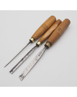 3 Good Carving Chisels by Mathieson & Melhuish