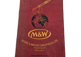 Original Moore & Wright Tool Catalogue No. 52. 1952