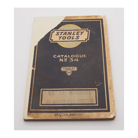 ORIGINAL Stanley Tools Catalogue No. 34 British Edition