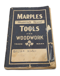 ORIGINAL William Marples Sheffield Tools Catalogue