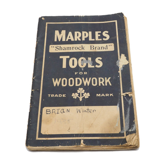 ORIGINAL William Marples Sheffield Tools Catalogue