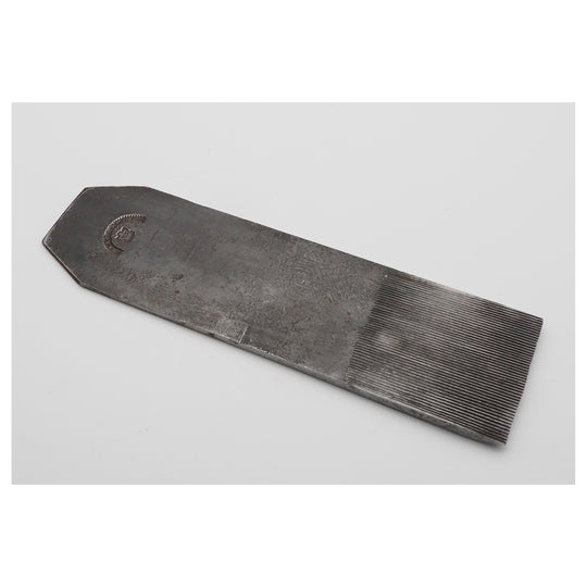 Early 2 1/4" Wide Toothing Plane Iron by Greaves