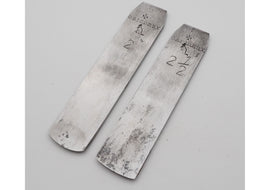 2 Small Robt Sorby 1" Wide Plane Blades