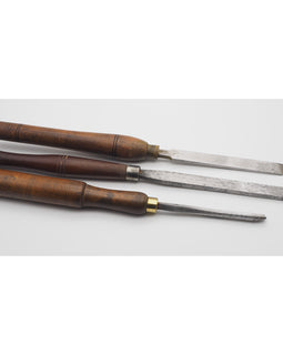 Three Good Woodturning Chisels and Gouges