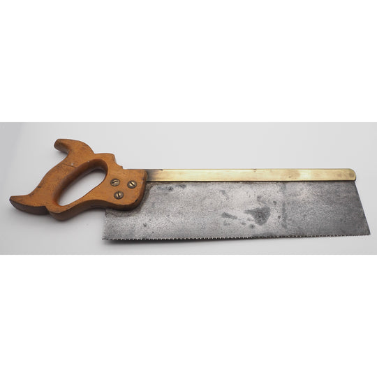 14" Brass Backed Tenon Saw by Sanderson Brothers
