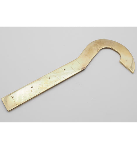 Most Unusual Solid Brass Rule of Some Sort