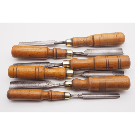 Six Good Cabinetmakers Gouges by Robert Sorby