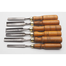 Six Good Cabinetmakers Gouges by Robert Sorby