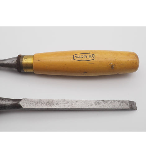 Two Handled Chisel Two Boxwood Handled Sash Mortice Chisels