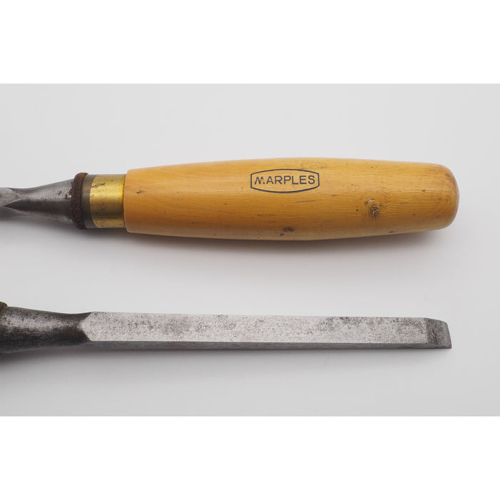 Two Boxwood Handled Sash Mortice Chisels