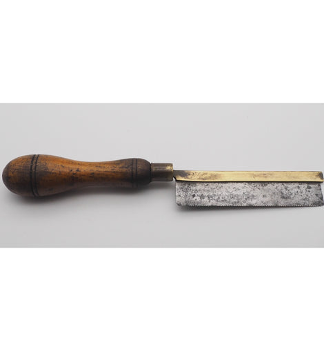 19th Century Brass Back Veneer Saw