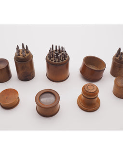 Good Selection of Treen Watch Makers Pots