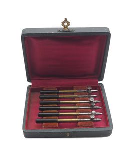 Good set of 6 French Drawing / Line Pens