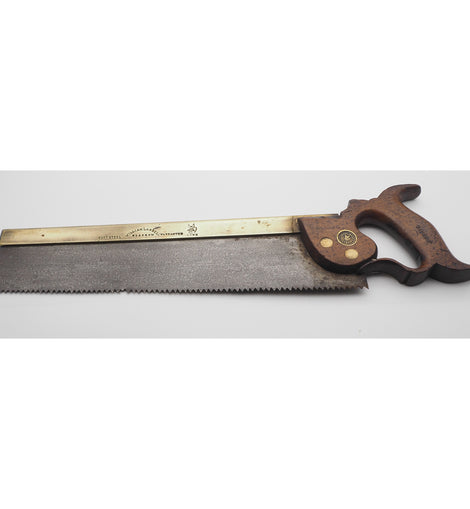 RARE Scottish Tenon Saw by William Landell of Glasgow