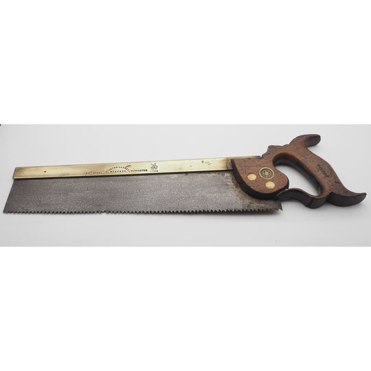 RARE Scottish Tenon Saw by William Landell of Glasgow