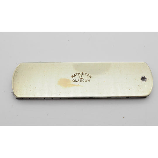Rare Mathieson Glasgow Brass Wire Gauge