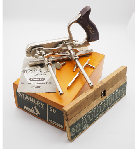Fine Clean Boxed Stanley England No. 50 Plane