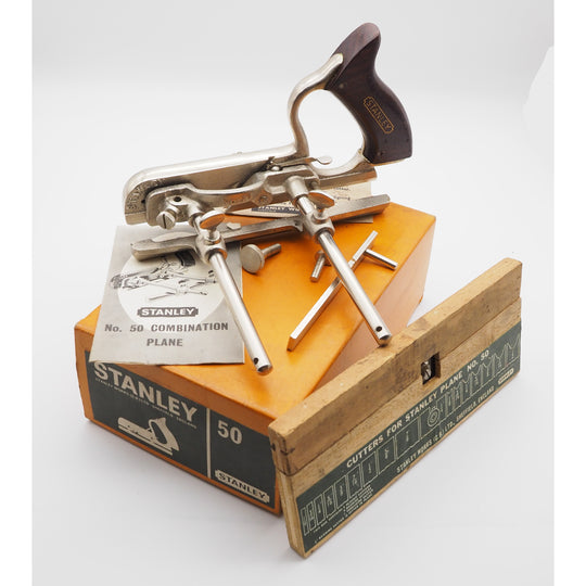 Fine Clean Boxed Stanley England No. 50 Plane