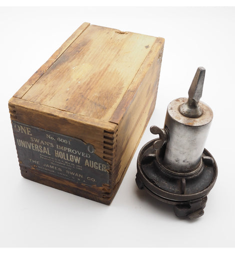 Boxed James Swan Wheelwrights Universal Hollow Auger