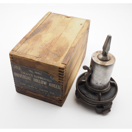 Boxed James Swan Wheelwrights Universal Hollow Auger