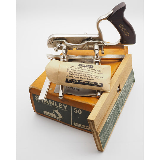 Stanley England No. 50 Combination Plane. Boxed