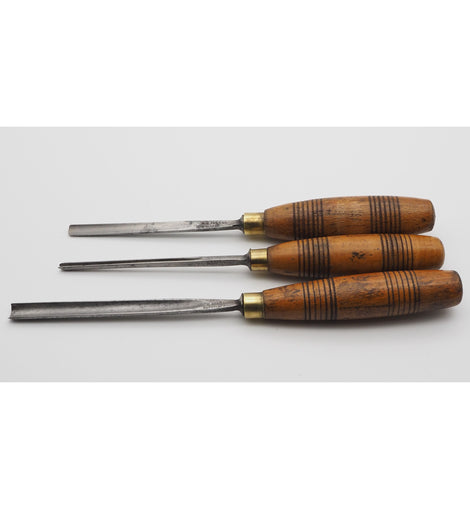 Set of 3 J. B. Addis Carving Gouges