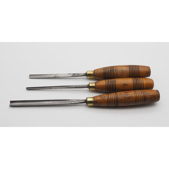 Set of 3 J. B. Addis Carving Gouges