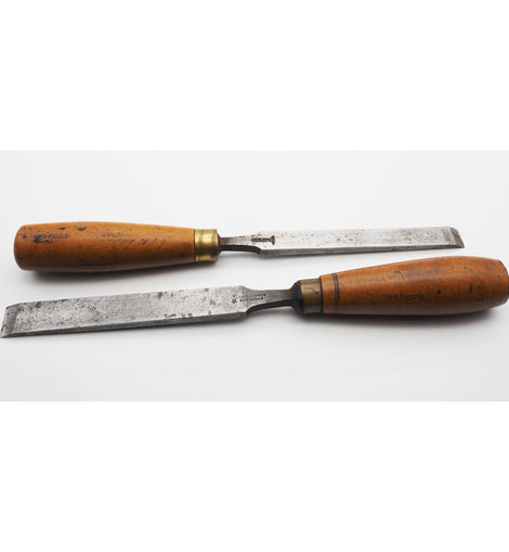 Two Heavy Duty Sash Mortise Chisels by Howarth