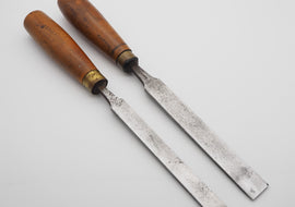 Two Heavy Duty Sash Mortise Chisels by Howarth