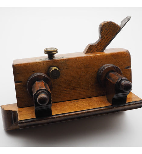 American Screw Stemmed Beech Plow Plane