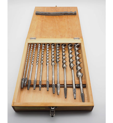 Superb Boxed Set of Double Twist Auger Bits
