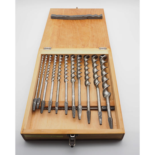Superb Boxed Set of Double Twist Auger Bits