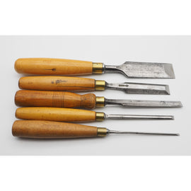 5 Good Bevel-Edged Chisels, All Good.