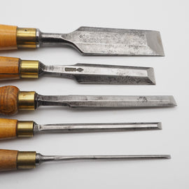 5 Good Bevel-Edged Chisels, All Good.