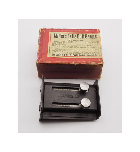 Superb & Rare Millers Falls USA Butt Gauge