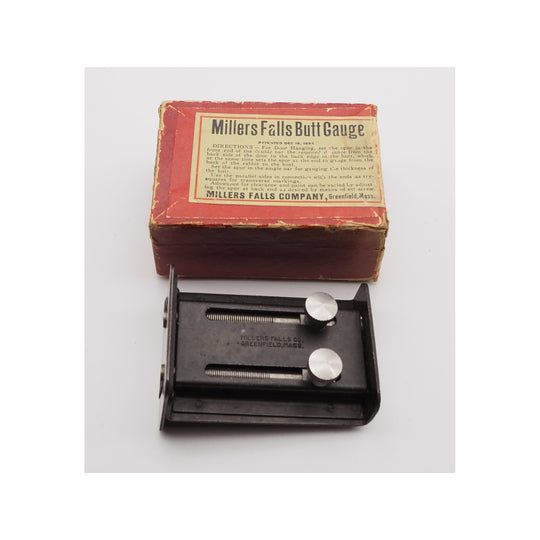 Superb & Rare Millers Falls USA Butt Gauge