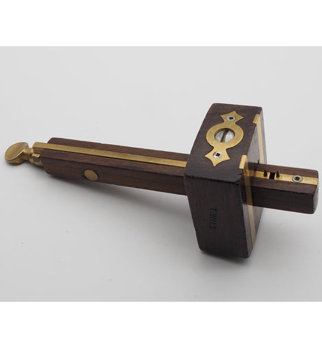 Basically Unused Rosewood & Brass Mortise Gauge