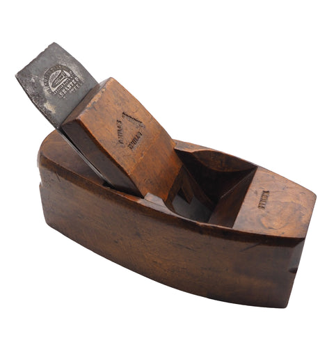 Good Heavy Coffin-Shaped Beech Smoothing Plane