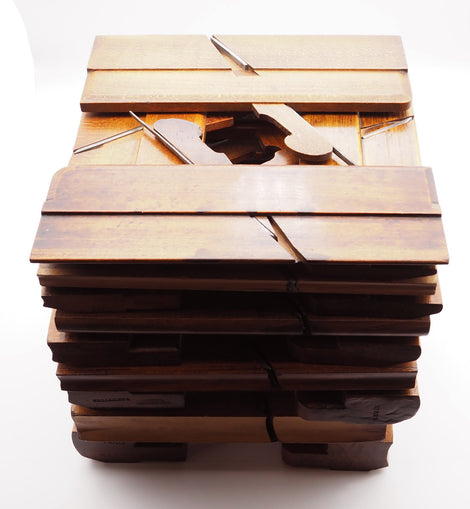 Complete Matched Set of 20 Round & Hollow Moulders