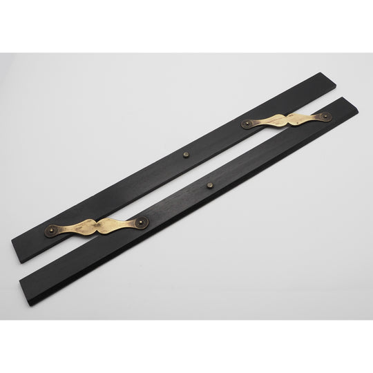 Large 18" Long Ebony Parallel Rule