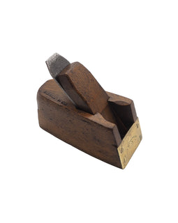 Rare Mathieson Brass Fronted Beech Bullnose Plane