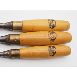 Superb Set of Marples Sash Mortice Chisels