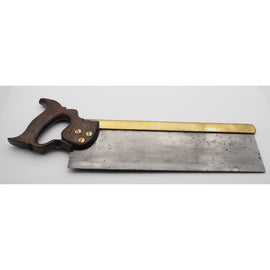 Superb 14" Brass Back Tenon Saw by T. S. Kaye, Hull