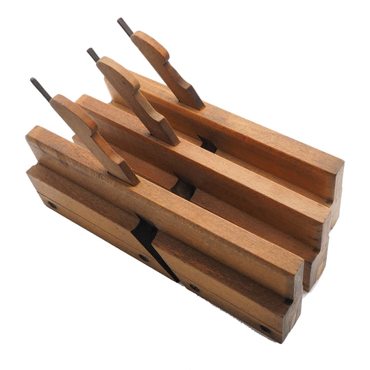 Fine Set of 3 Boxed Bead Planes by Buck & Co.