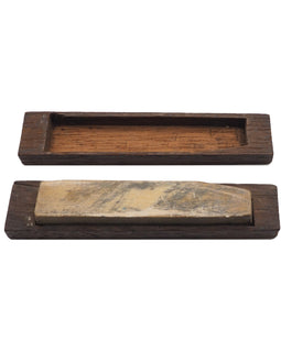 Miniature Rosewood Cased Natural Sharpening Stone