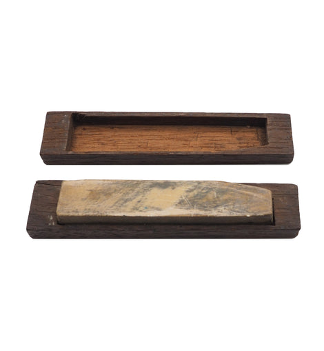 Miniature Rosewood Cased Natural Sharpening Stone