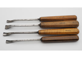 Four Superb Spoon Gouges by H. Taylor and Addis