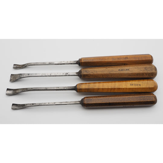 Four Superb Spoon Gouges by H. Taylor and Addis